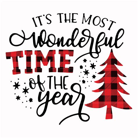 Download Its The Most Wonderful Time of The Year SVG Cut Files Images